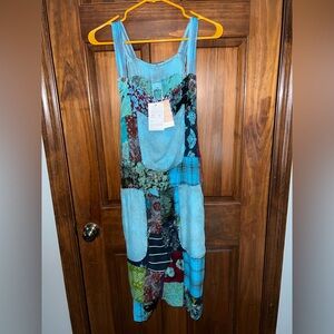 Ananta Multicolor Patchwork romper shorts S/M